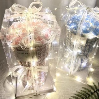 ✅畢業禮物✅花束禮物😍小香風永生香皂玫瑰花束女生生日禮物送女朋友閨蜜浪漫聖誕節節520禮物