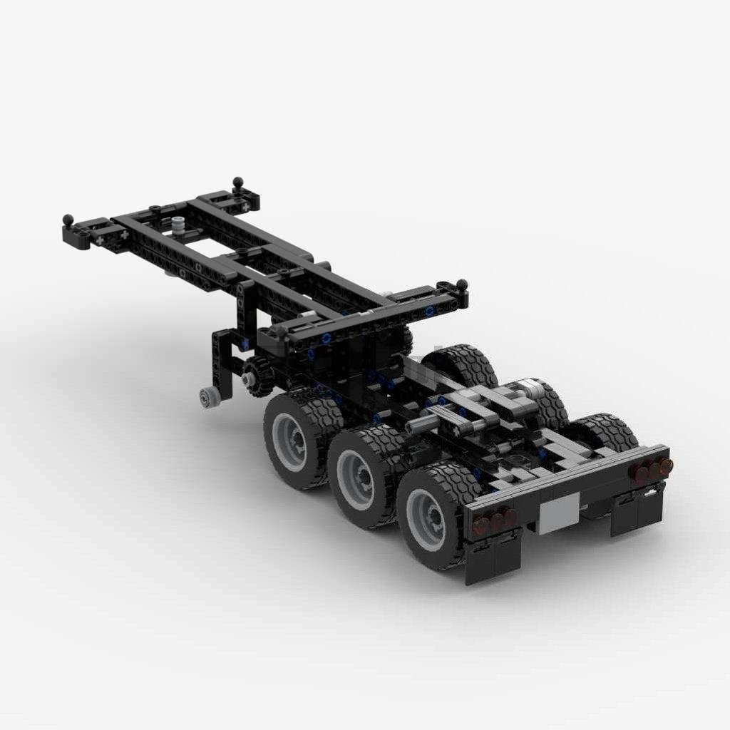 工程車積木 MOC-30212 集裝箱用平板拖車 537pcs 國產拼裝積木 兼容樂高科技