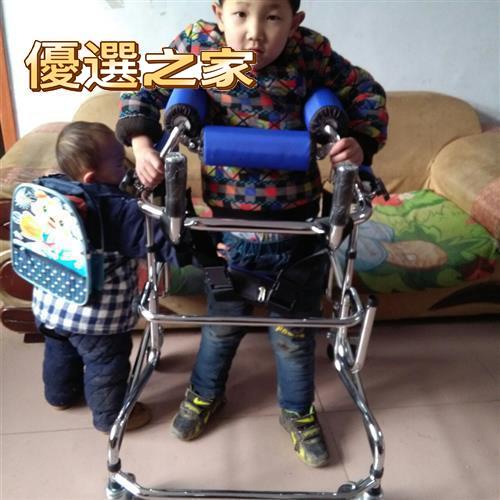 🔵台灣優選之家🔵助行器 學步車 結實耐用 高低可調助行車疊步器兒童煉復鍛康殘疾人帶輪折助學步車