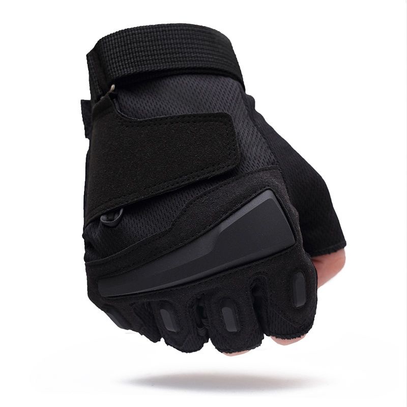 手套🎀運動半指手套男手套騎車軍戶外訓練戰術手套健身防滑露指耐磨手套