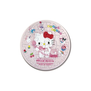Hello Kitty【50周年】拼圖磁鐵16片-愛的熱線 墊腳石購物網