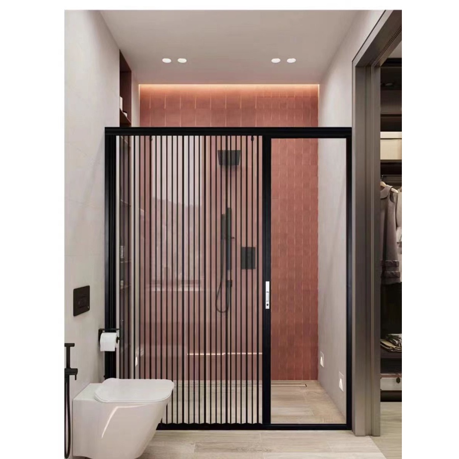 【水晶折疊門】PVC透明水晶板折疊門衛生間浴室客廳隔斷燃氣客製化折疊門