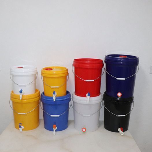 【熱賣】❏☸10升16升20升25升30升加厚塑膠桶水桶帶水龍頭塑膠桶食品桶包郵