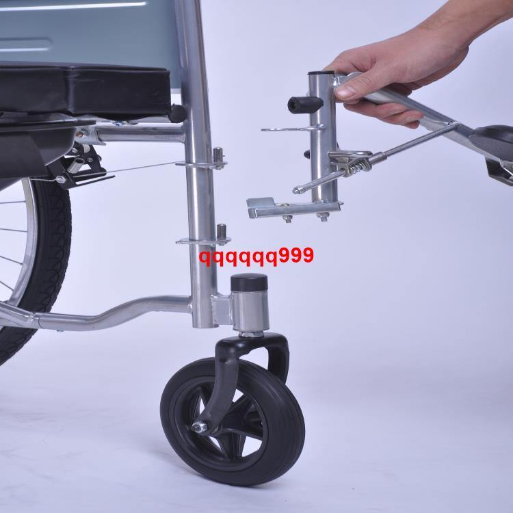發🍕#新品爆殺&amp;熱賣#輪椅配件 輪椅腿托 整套小腿 電鍍噴涂小腿 帶腳踏板 腿托墊