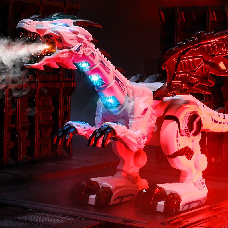 超大號噴霧電動恐龍玩具會走路下蛋仿真動物霸王龍遙控兒童男孩禮