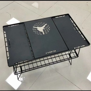 *限時熱銷*柯曼同款鐵網桌igt桌網格折疊桌超輕二合一igt茶盤擺攤網紅小推車