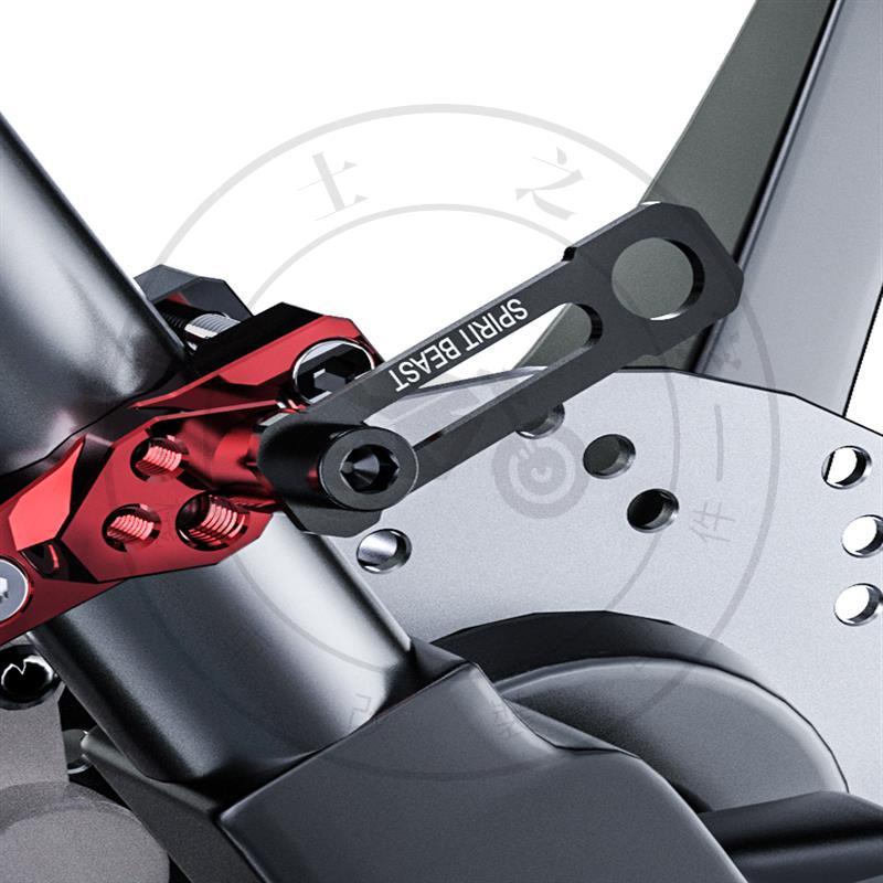 【全店免運】摩托車鏡座支架適用本田幼獸CC110胎壓檢測器多功能行車記錄儀架