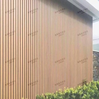 塑木長城板凹凸形格柵板木塑護墻板室內陽臺吊頂戶外防腐圍欄扣板