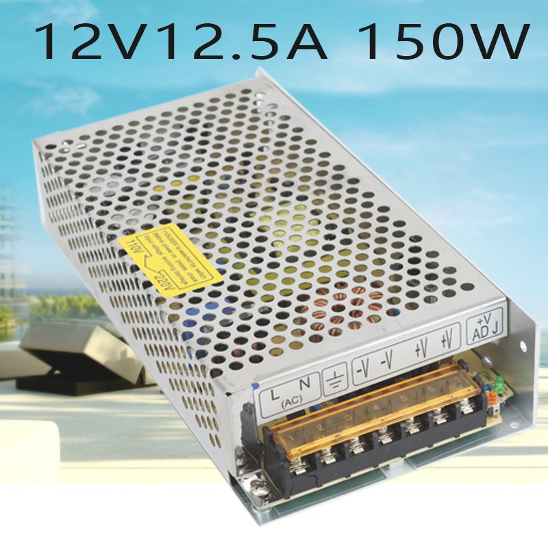 變壓器 12V12.5A開關電源 220v轉12v150W監控電源LED電源S-150-12