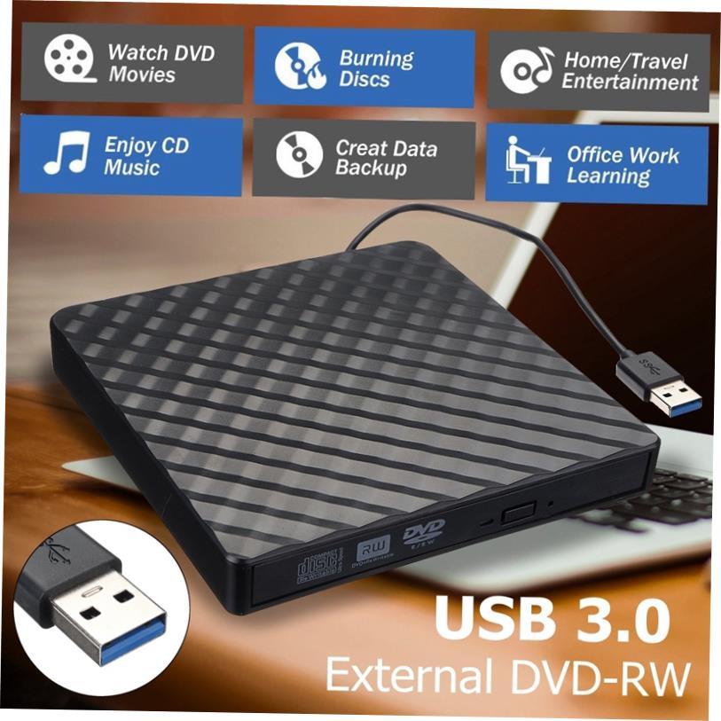 External DVD/CD RW Writer Drive Laptop Burner Reader Player1