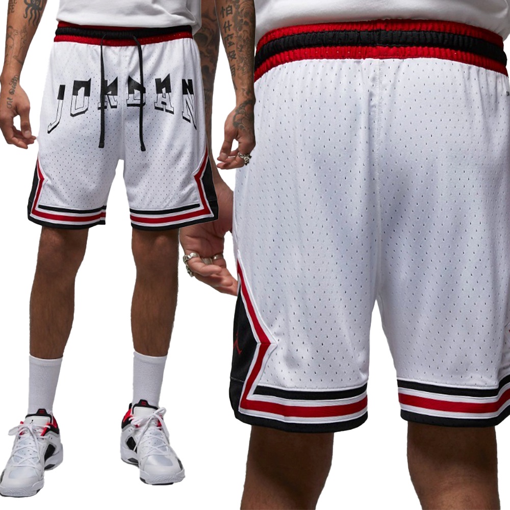 Nike DF SPRT Short 男 白色 大LOGO 喬丹 休閒 運動 籃球褲 短褲 FD5958-010