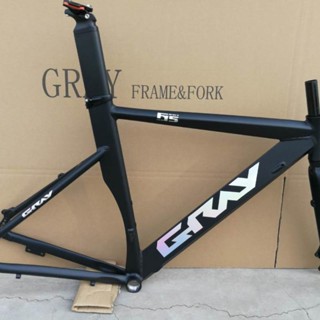 🌸GRAY F15破風鋁合金公路肌肉車架內走線碟剎版