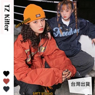優選🍭美式複古 刺繡棒球服 秋季新款 潮 寬鬆 男女 高街外套 運動上衣 港風嘻哈 ins風 棒球外套 情侶夾克外套