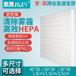 ‹吸塵器濾網›台灣發貨 適配高效HEPA過濾網DIY無框除pm2.5灰塵吸塵機器淨化器濾芯可裁剪