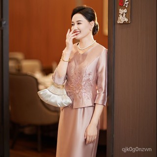婚禮洋裝 婚禮穿搭 媽媽禮服 禮服洋裝 伴娘禮服 晚宴禮服 婚宴洋裝 氣質年輕媽媽婚禮禮服高貴結婚旂袍高階新娘喜婆婆婚宴