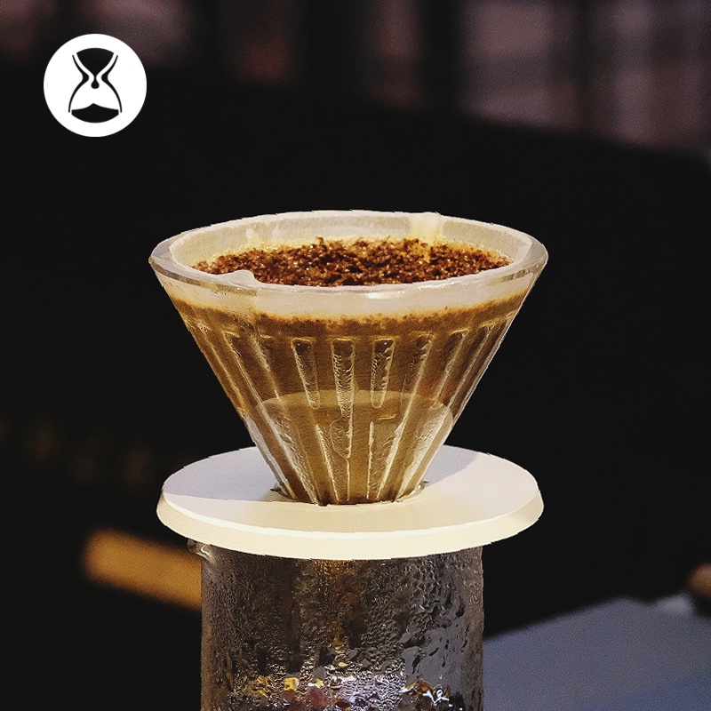 茶道 泰摩 玻璃冰瞳 手沖咖啡 v60 濾杯 家用煮咖啡壺 咖啡器具套裝 過濾器 泰摩玻璃冰瞳 手沖咖啡 V60 濾杯