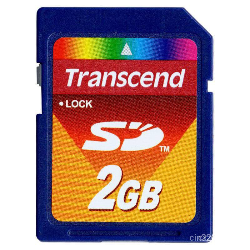 優選 儲蓄卡*原裝Transcend/創見 SD卡2G小容量低速SD2GB  車用導航內存卡#husevenhu W29