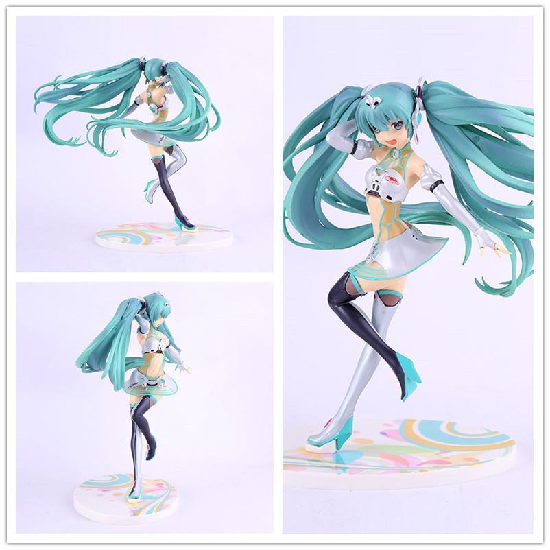 國產優質版初音未來Miku2012賽車初音手辦動漫模型公仔