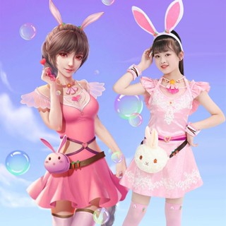 ™☑【臺灣出貨】 cos服 二次元 動漫週邊 鬥羅兒童版cos服小舞的裙子同款女裝衣服小魔仙公主裙動漫大陸 演出服