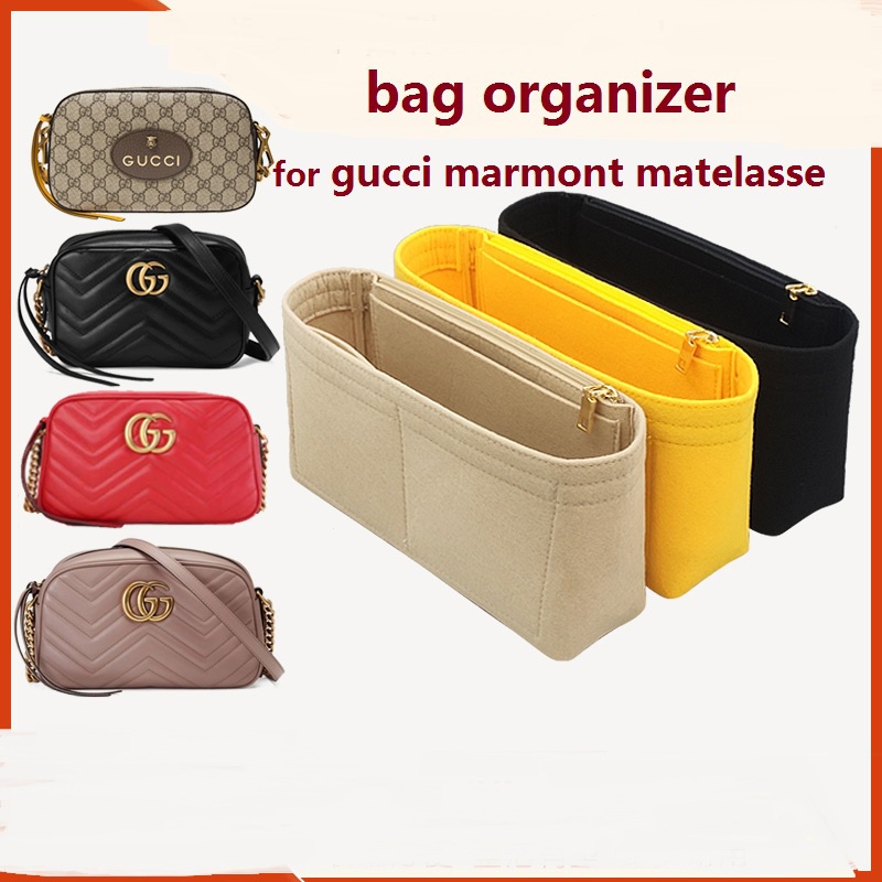 適用於 gucci marmont matelasse 虎頭相機包 包中包 雙G虎頭內膽包 定型包 分隔袋 內包 袋中袋