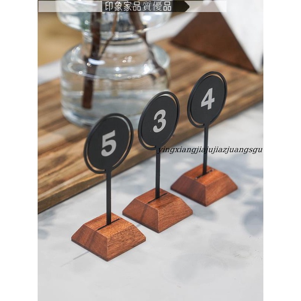 可開發票 價格牌 展示牌 桌牌 金屬鏤空桌號牌創意餐廳雙面數字餐