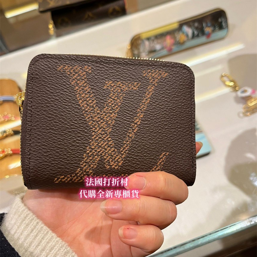 二手LV 路易威登 ZIPPY COIN PURSE 大花 拉鍊 零錢包 卡夾 M69354 短夾