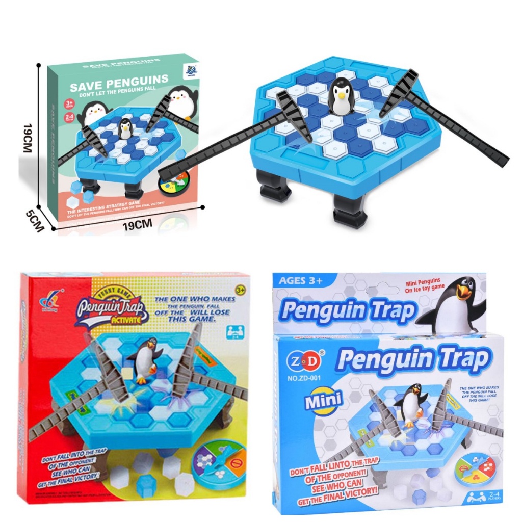 企鵝破冰 拯救企鵝 拆牆 敲冰磚 破冰台 遊戲 桌遊 益智玩具 親子玩具【CF132755】