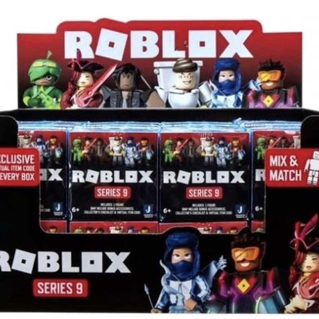 【虛擬世界】roblox 正版ROBLOX 潮玩盲盒 玩偶 羅布樂思 帶有效 游戲兌換卡 假一賠十