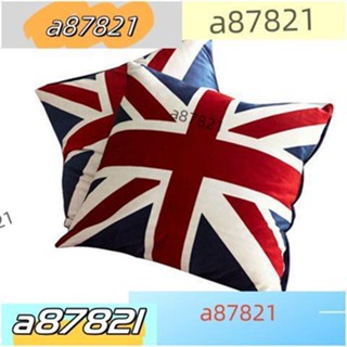 小✿愛🎁-沙發抱枕含枕心沙發大抱枕米字旗英國旗天鵝絨汽車靠墊床頭護腰靠背墊含芯價