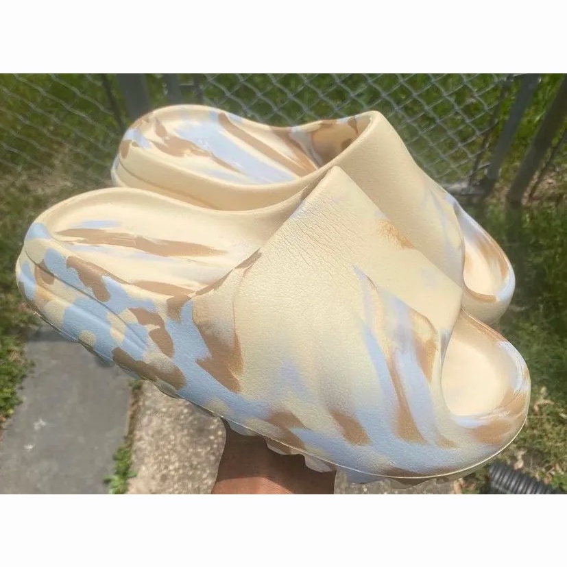 Adidas originals Yeezy Slide “MX Cream” 灰色 灰黃 迷彩 室內拖鞋