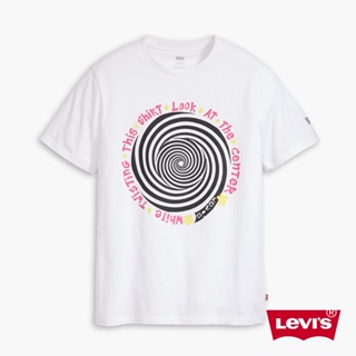 Levis 合身版短袖T恤 / 螺旋Logo 白 男款 22491-1330 熱賣單品