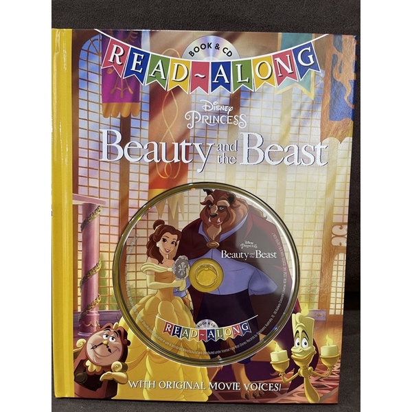 Disney Princess Beauty and the Beast/美女與野獸全英文故事書附CD/全英文繪本