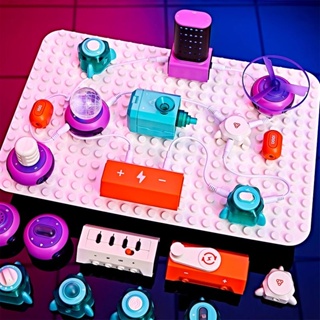 電子電路限定積木科學小實驗套裝器材6-10歲兒童益智玩具科技生日禮物新品