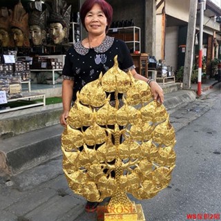 【免運】東南亞菩提發財樹擺件實木客廳玄關電視櫃創意家居飾品泰國工藝品WS精品