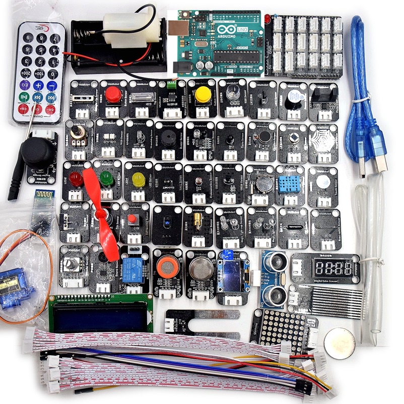 品質優選*適用arduino UNO開發板編程學習套件入門級傳感器R3單片機 米思齊*精品推薦