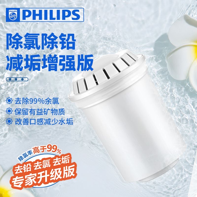 Philips飛利浦濾芯濾水壺通用濾芯超濾四重過濾WP3904 AWP201 WP2806水垢淨水壺過濾器