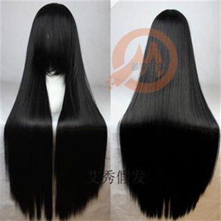 臺灣出貨💯古風萬用加厚75/100CM黑長直 COS 假髮古著動漫抖音長直髮劍三免運