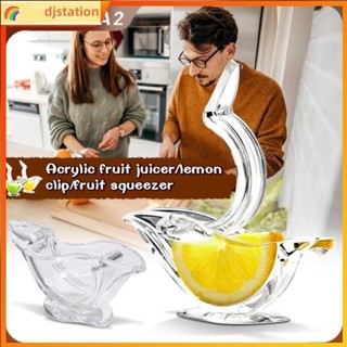 Hot Sale Acrylic Lemon Clip Transparent Manual Citrus Lemon
