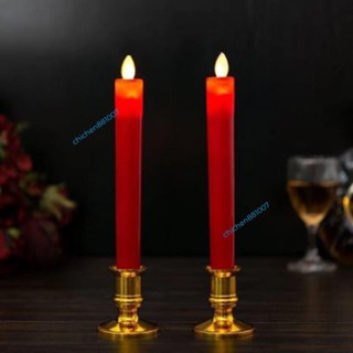 下殺🔥電子LED模擬蠟燭燈 神臺傢用模擬火燄燈 供佛喬遷結婚新年無煙 chichen優選百貨✿