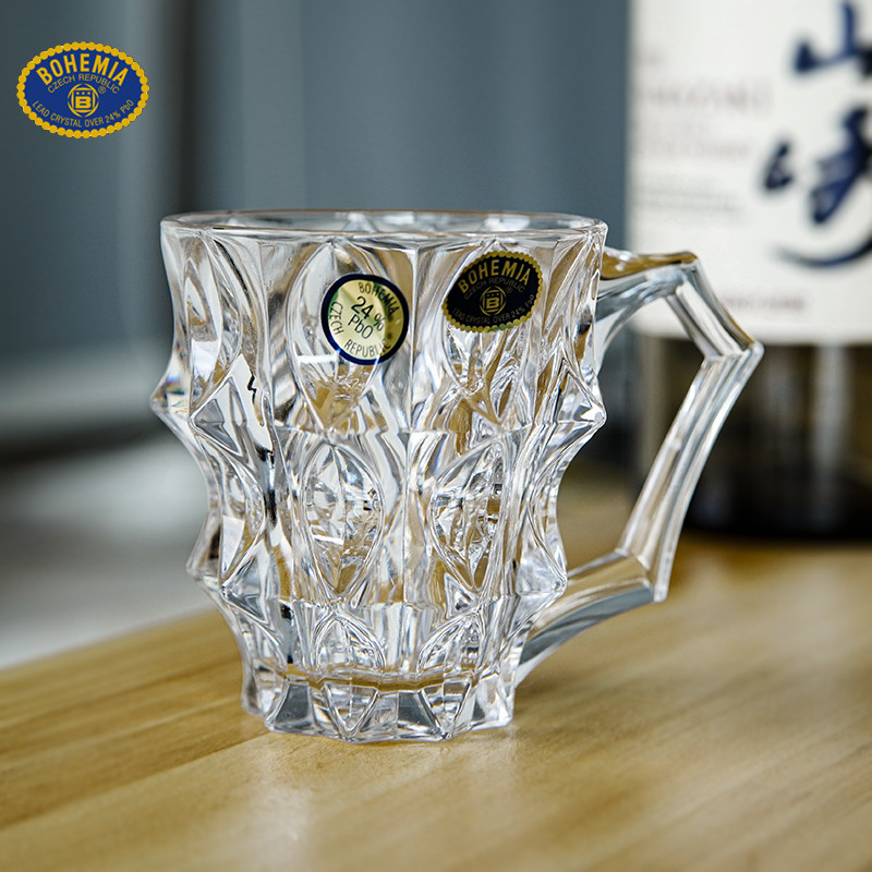 “进口酒杯”BOHEMIA捷克進口水晶玻璃威士忌杯洋酒杯創意啤酒杯咖啡杯茶水杯