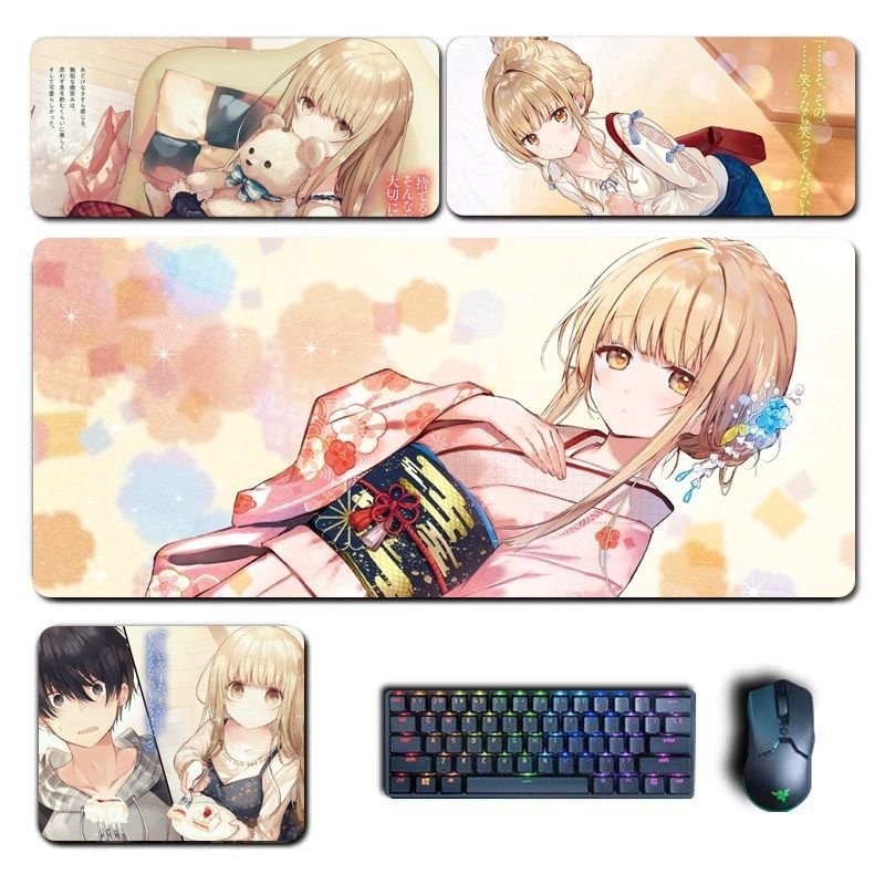 關於我在無意間被隔壁的天使變成廢柴這件事 週邊 公仔 立牌 弔飾 關於鄰傢的天使大人不知不覺把我慣成廢人這檔事手辦鼠標墊