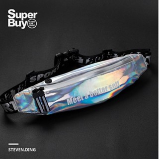 【Superbuy】防水多功能運動腰包/多口袋健身腰包/健身房隱形隨身手機包 戶外夜跑反光跑步訓練包 室內居家健身裝備