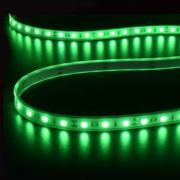 iCShop－5米-12V LED 5050 綠光燈條●368011400479●套管燈帶