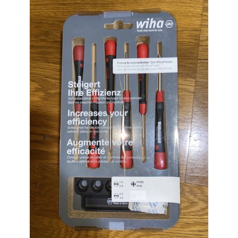 德國進口 Wiha 260P K6 SL+PH (一字/十字) No.00503精密起子組六件組 260PK6 原廠包裝