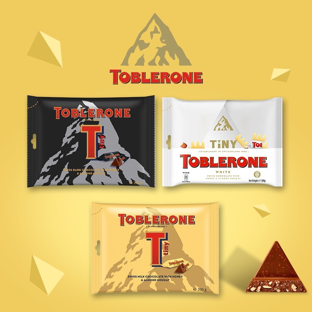 【TOBLERONE】瑞士三角巧克力200g (迷你巧克力/牛奶巧克力/迷你黑巧克力) | 官方直營