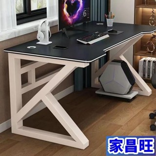 【JCW】K腳電腦桌臺式桌子家用長方形電腦桌辦公桌電腦桌學生寫字臺工作臺學習桌子臥室電腦桌宿舍大桌子電競書桌鋼架電腦桌辦