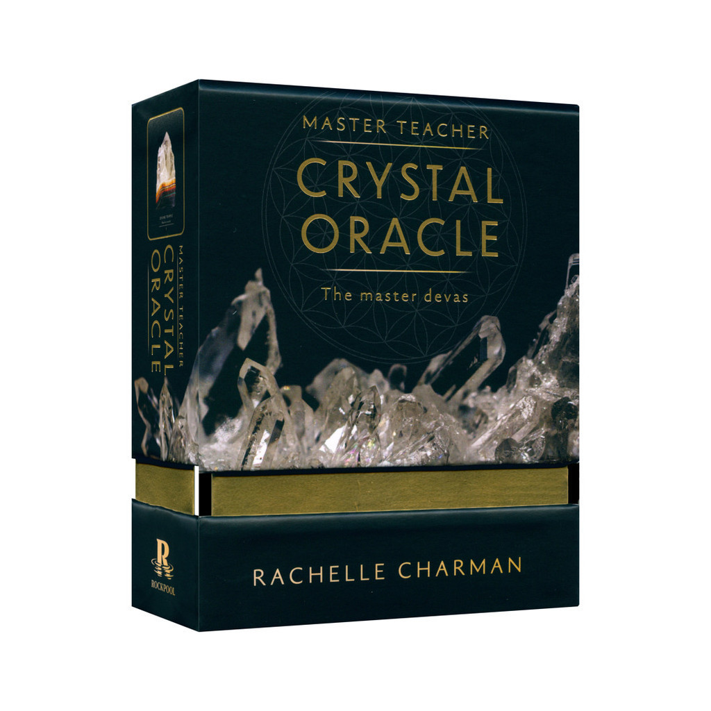 水晶導師智諭卡,贈中文翻譯｜Master Teacher Crystal Oracle，提供藥輪、智慧和指導【左西】