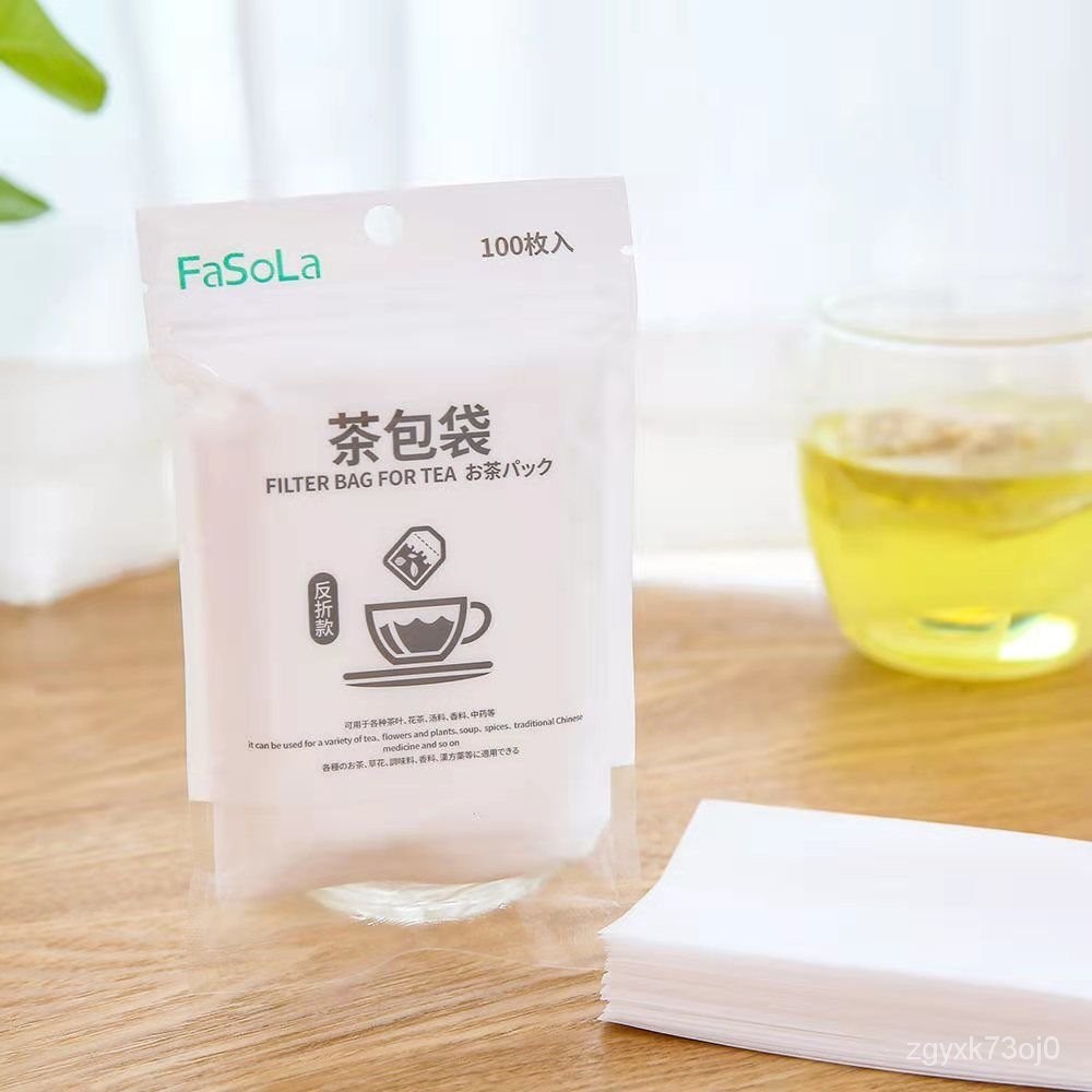 過濾包✨FaSoLa茶包袋100枚入 過濾泡茶袋紗佈小泡袋環保茶葉袋一次性