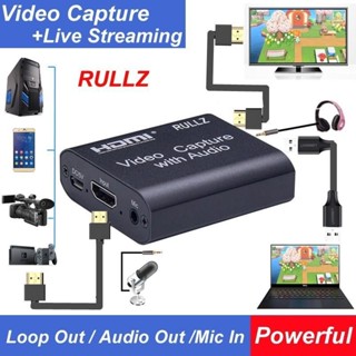 4K HDMI To USB 2.0 3.0 Loop Out Graphics Capture Card Video