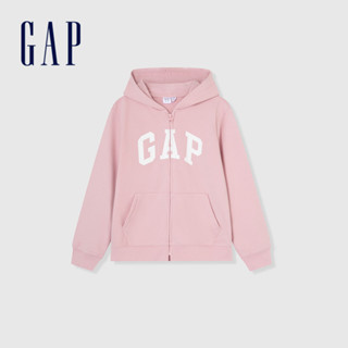 Gap 男童裝 Logo連帽外套-粉色(890300)